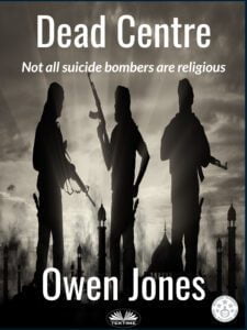 The book cover of volume one in the Dead Centre Series by Owen Jones. There is also an audiobook.
